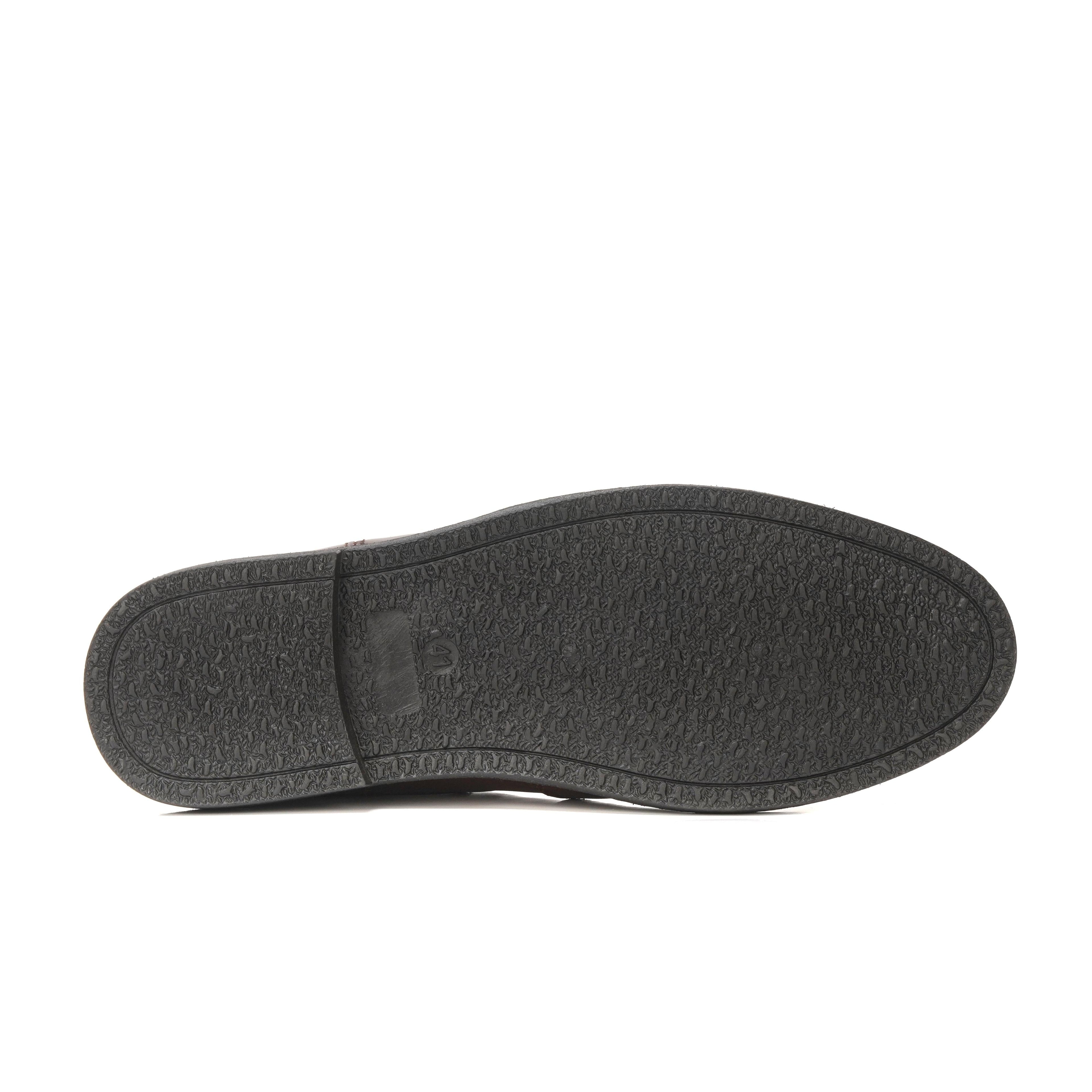 Maroon Cow Leather Chelsea boots