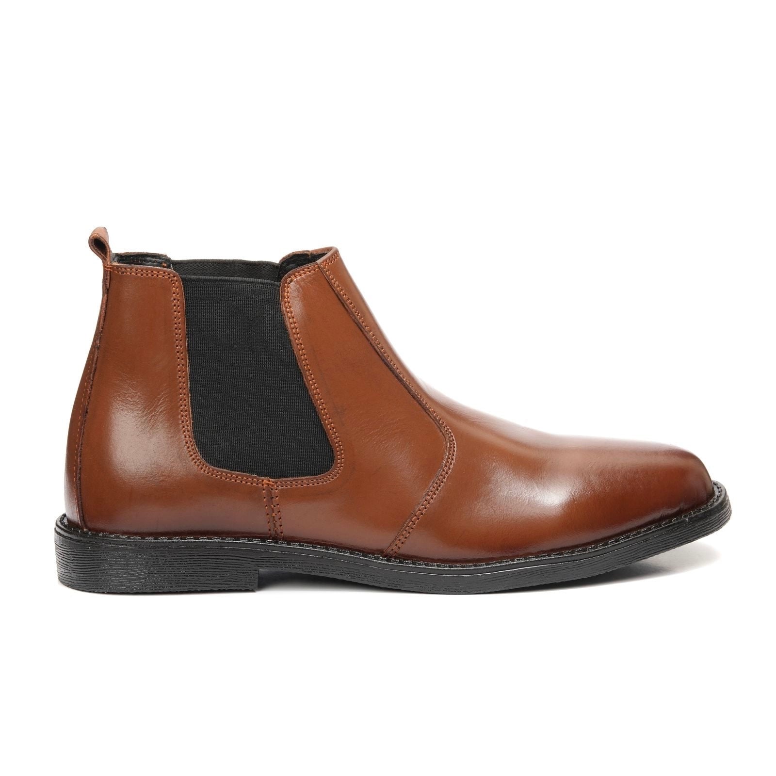 Tan Cow Leather Chelsea boots
