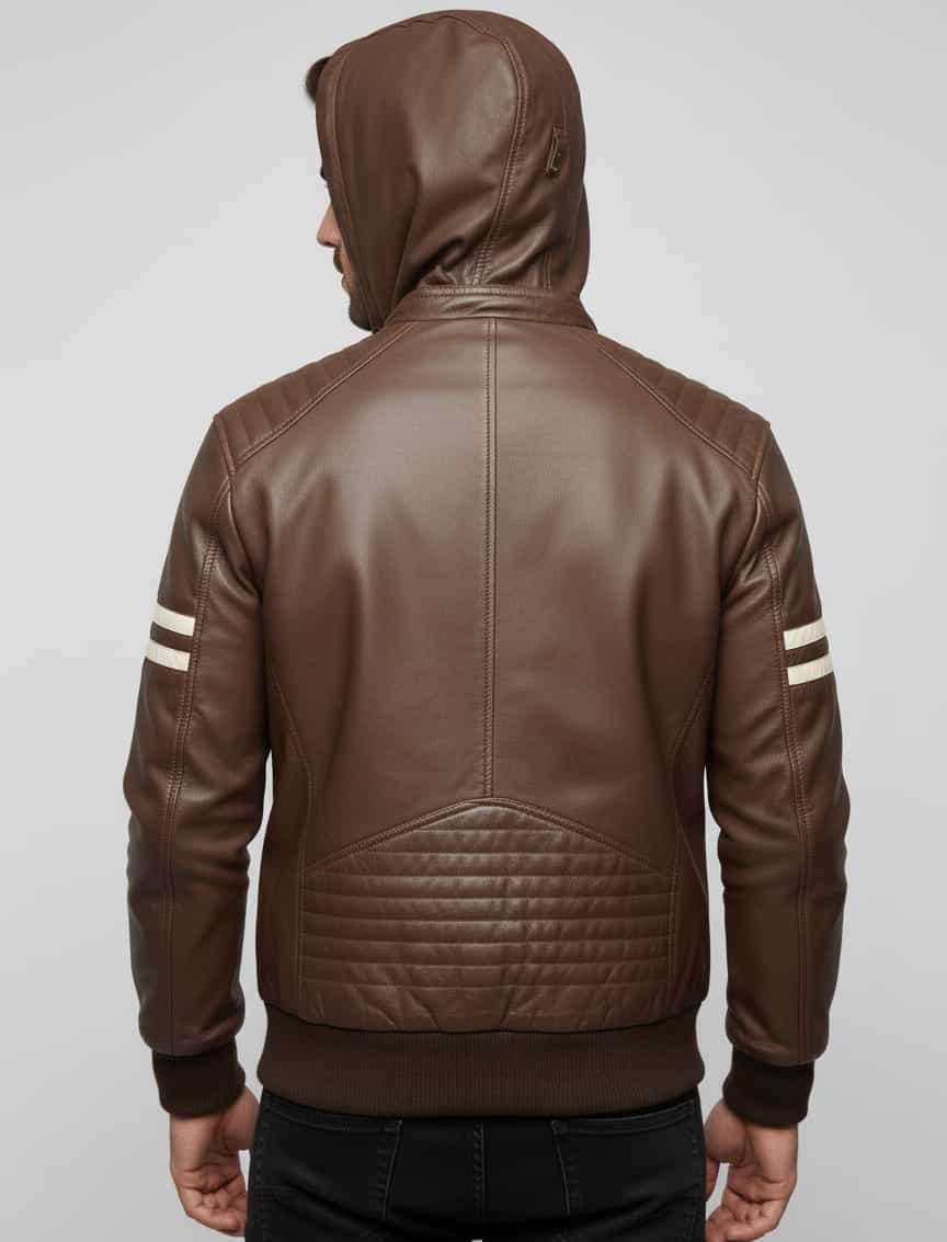 The Mocha Sprint Hooded Bomber
