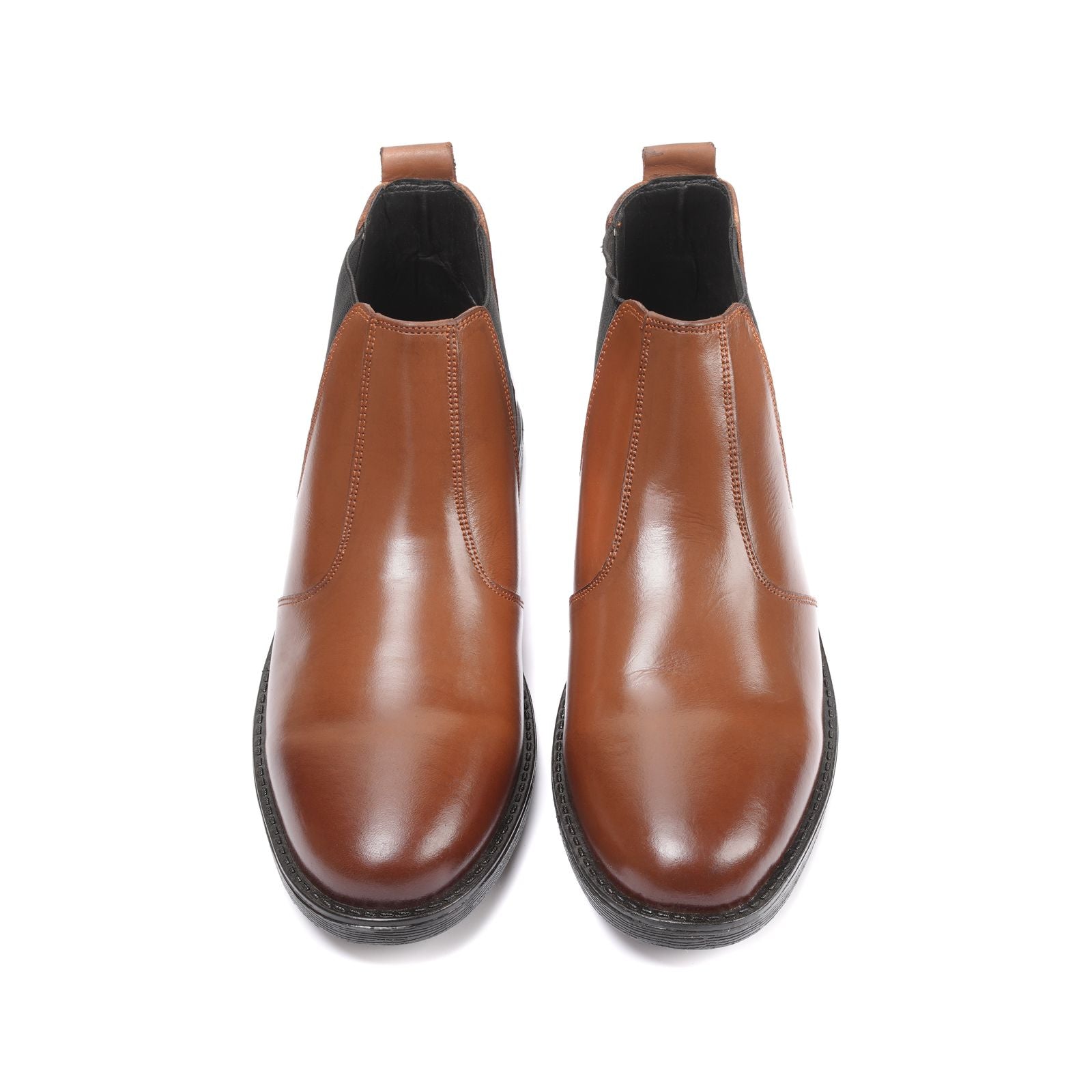 Tan Cow Leather Chelsea boots