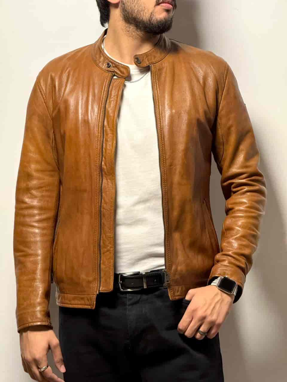 Bronze Valor leather jacket