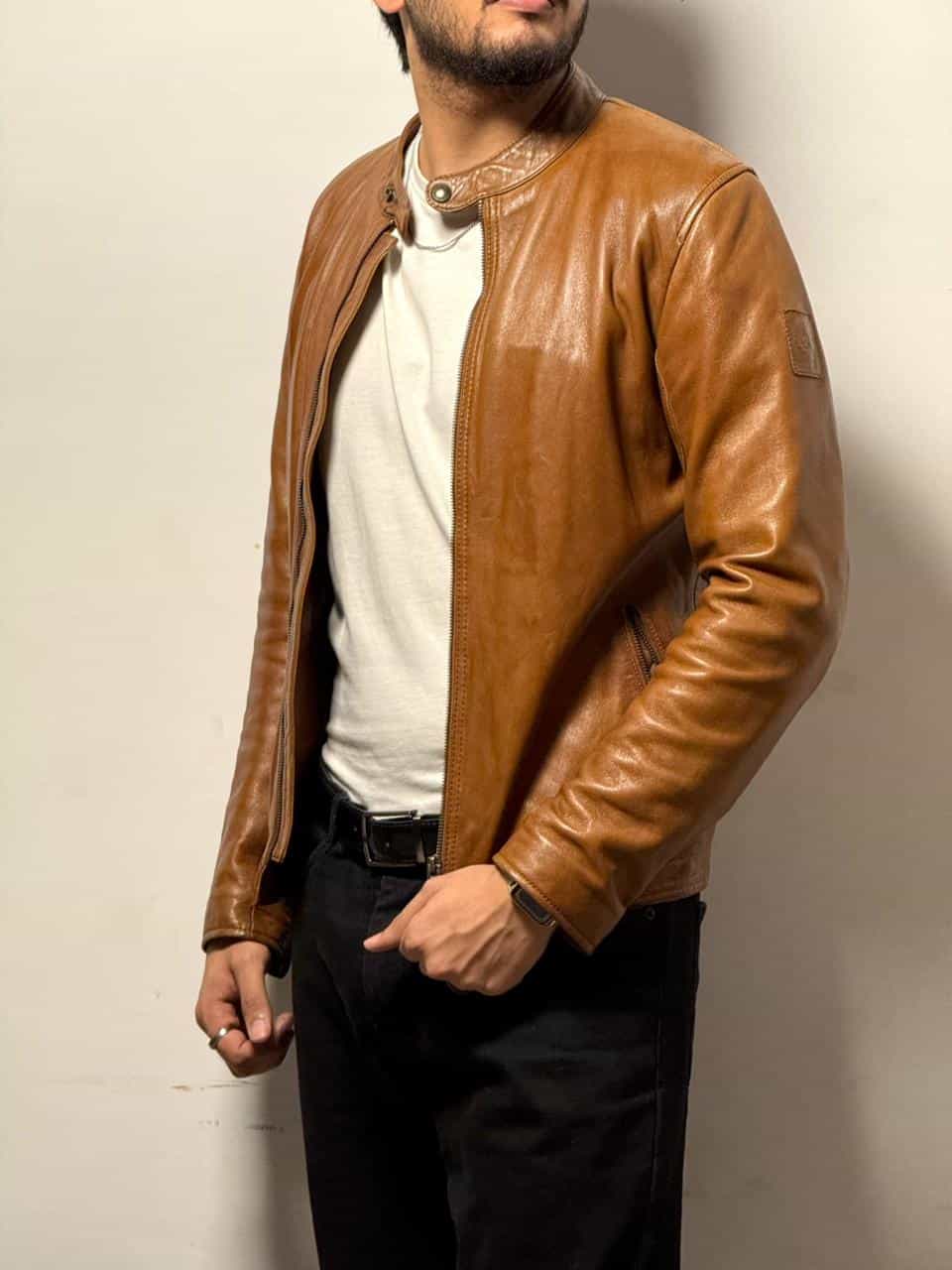 Bronze Valor leather jacket