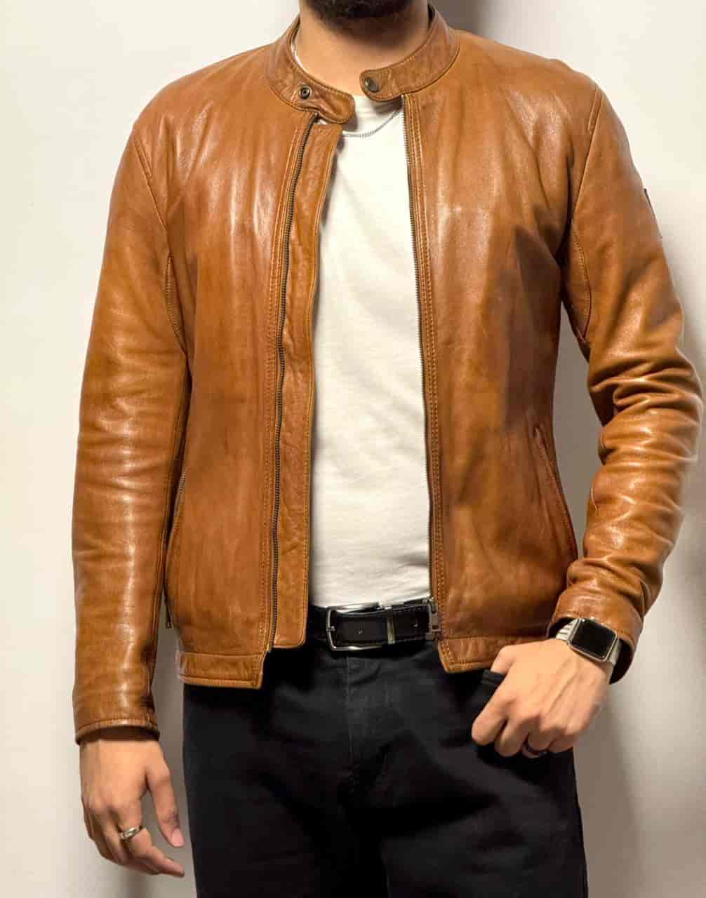 Bronze Valor leather jacket