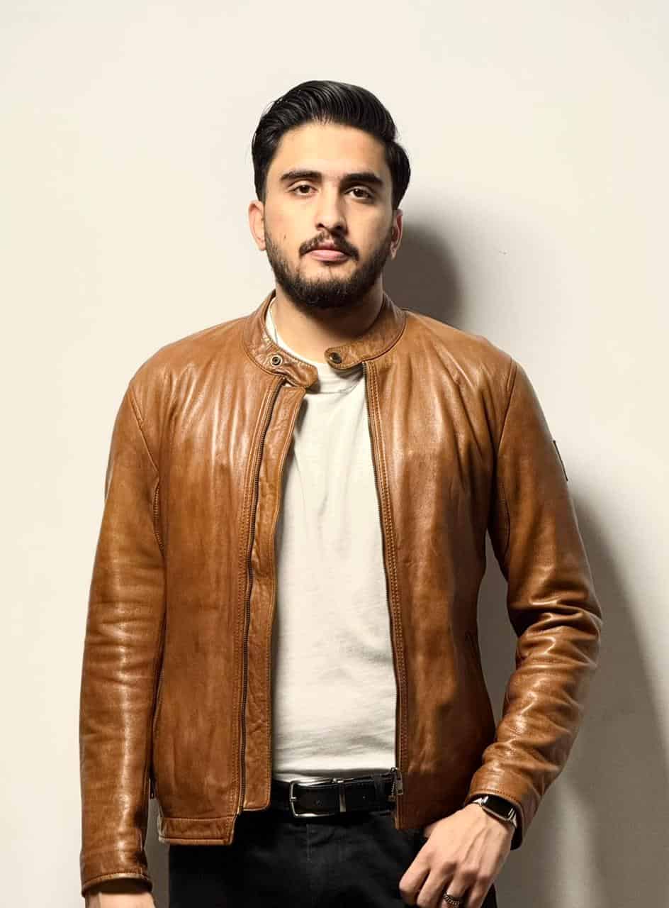 Bronze Valor leather jacket